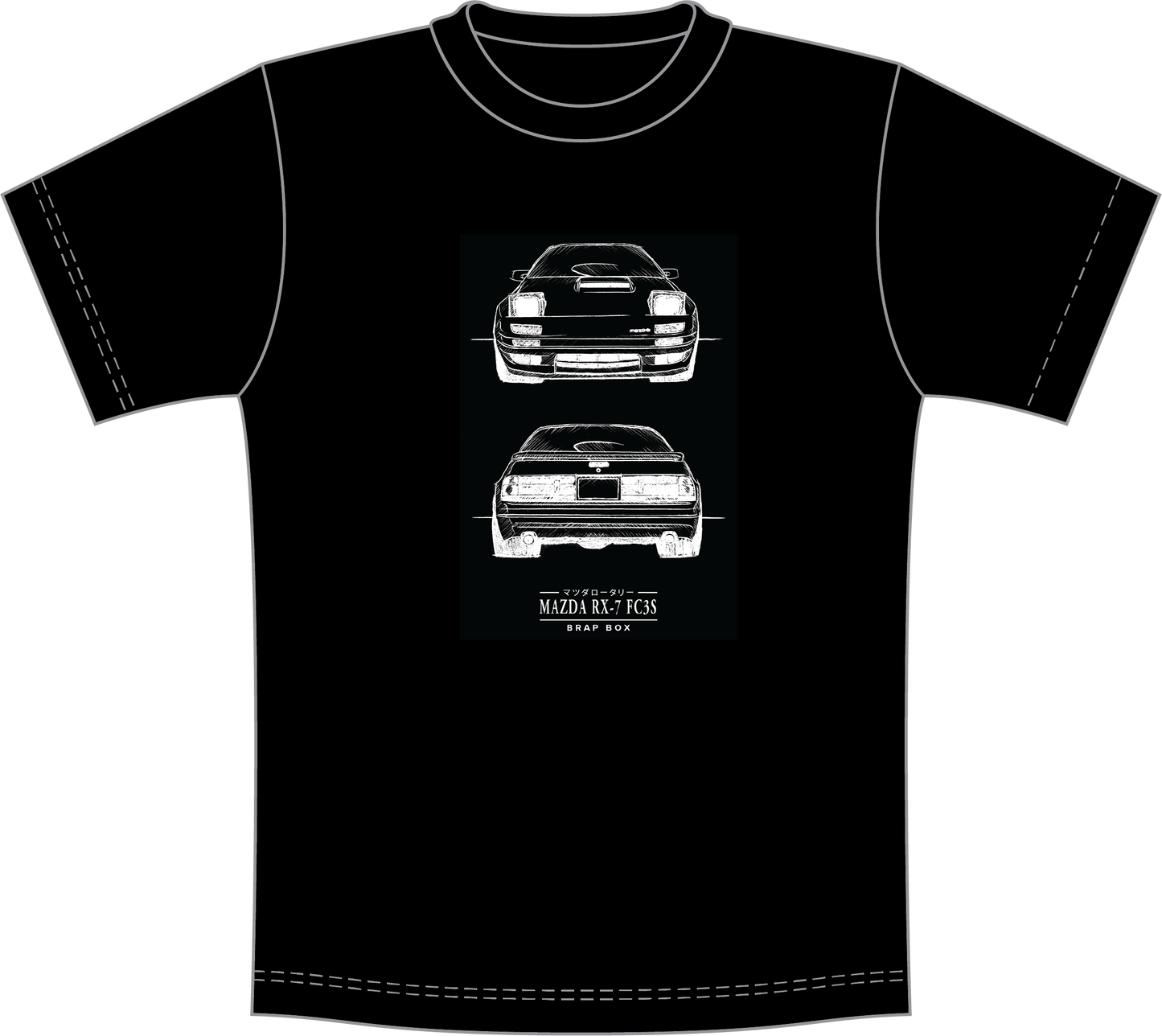 Sketch Series RX-7 FC3S T-Shirt